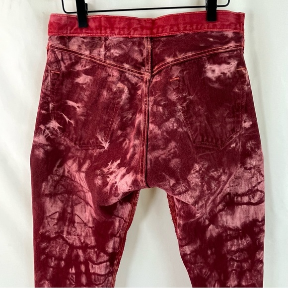 GoodTreasures Damage Control Reverse Tie Dye Vintage 501xx Buttonfly Jeans 33x32 - Picture 3 of 16